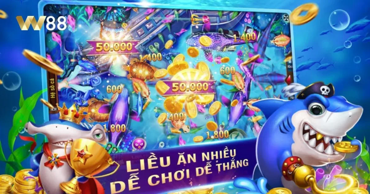 Bắn cá ăn xu tại WW88 thỏa sức bắn hạ, rinh về quà khủng 4 Các loại vũ khí thường dùng trong bắn cá ăn xu tại WW88